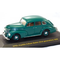 048MUS-IX OPEL Kapitän 4-Door Sedan (first generation) 1939 Green / Brown interiors