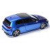 Масштабная модель Volkswagen Golf VII R голубого цвета