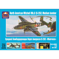 72001-АРК Сборная модель Средний бомбардировщик Норт Америкэн B-25C «Митчелл»