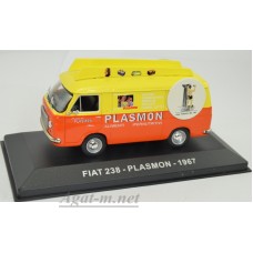 003AF-АТЛ FIAT 238 "PLASMON" 1967 Yellow/Orange