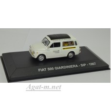 013AF-АТЛ FIAT 500 GIARDINIERA "SIP" 1967 White/Black