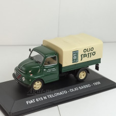 056AF-АТЛ FIAT 615 N TELONATO "OLIO SASSO" 1958 Green/Beige