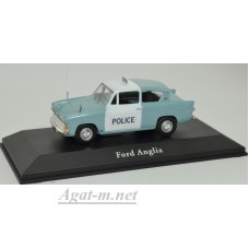 Масштабная модель FORD Anglia 105E "Metropolitan Police" 1959 Light Blue/White