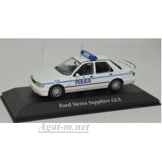 Масштабная модель FORD Sierra Sapphire GLX "Hampshire Police" 1990 White