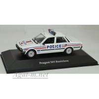 7598080-АТЛ PEUGEOT 505 V6 Danielson "Police'' (полиция Франции) 1983