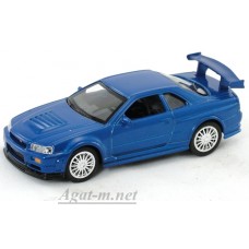 4701-2-АВБ Nissan Skyline GT-R R34, синий