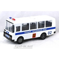 Масштабная модель ПАЗ-32053 автобус полиция