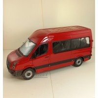 126В-005-КАР VOLKSWAGEN Crafter Bus, red
