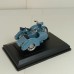 BMW R25/3 motorcycle with sidecar, light blue