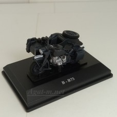 4-92041-КАР BMW R75 motorcycle with sidecar, matte dark grey