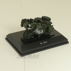 4-92043-КАР BMW R75 motorcycle with sidecar, dark green