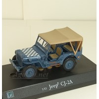 710077-4-КАР JEEP Willys CJ-2A, blue