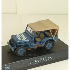 JEEP Willys CJ-2A, blue