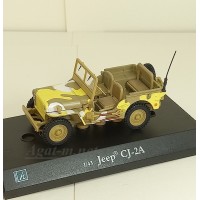 710077-5-КАР JEEP Willys CJ-2A, olive green
