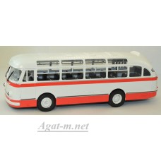 ЛАЗ-695Е автобус, бело-красный