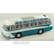 ЛАЗ-697Е автобус турист, белый/зеленый