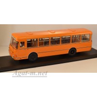 04018А-КЛБ Ликинский автобус-677М 1983г., оранжевый (запасное колесо)