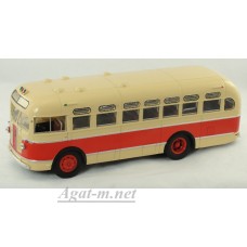 ЗИС-155 автобус, бежево/красный