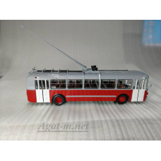 23-ДМП Троллейбус ЗИУ-5, красный/серый