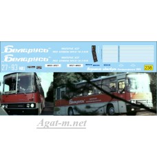 238U-ДД Набор декалей Икарус 250 к/ф Водитель автобуса