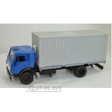 2063-2-ЭЛ Камский-5325 контейнеровоз,синий/серый