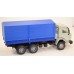 Камский-53205 грузовик бортовой с тентом, светло-серый/синий