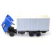 Камский 53212 контейнеровоз со спойлером, синий/серый