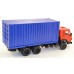 Камский 53212 контейнеровоз, красный/синий