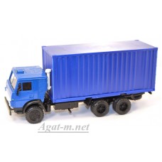 Камский 53212 контейнеровоз, синий