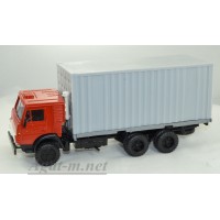 2094-4-ЭЛ Камский 53212 контейнеровоз, красный/серый