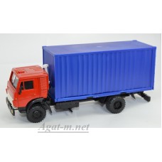 2104-ЭЛ Камский-5325 контейнеровоз, красный/синий