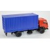 Камский-5325 контейнеровоз, красный/синий