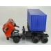 Камский-54115 без спалки тягач контейнеровоз, красный/синий