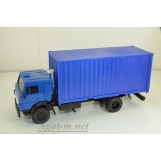 2104-3-ЭЛ Камский-5325 контейнеровоз, синий/синий