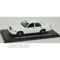 86095-GRL FORD Crown Victoria Police Interceptor with accessories 1998 Plain White