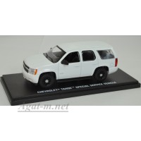 86096-GRL CHEVROLET Tahoe Police PPV with accessories 2010 Plain White