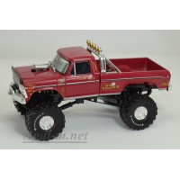 86162-GRL FORD F-250 Monster Truck Bigfoot "High Roller" 1979 Red