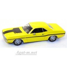 86303-CRL DODGE Challenger R/T 1970 Yellow with Black 