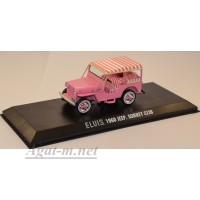 86472-GRL JEEP Surrey CJ3B Elvis Presley "Pink Jeep" 1960