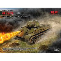 35354-ICM Сборная модель. ОТ-34/76, Советский огнеметный танк 2МВ