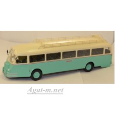 007BC-ALT Автобус CHAUSSON APH 47 "NEZ DE COCHON" FRANCE 1951 Beige/Turquois
