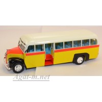 019ВС-ALT Aвтобус FORD THAMES ET7 MALTA 1952 Yellow/White