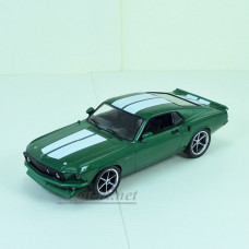 530CLC-IX FORD Mustang Custom 1969 Green Metallic/White