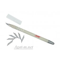 4021-ДЖЗ Нож с цанговым зажимом,  пластиковая ручка