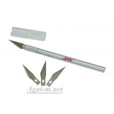 4026-ДЖЗ Нож с цанговым зажимом, алюминиевая ручка