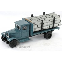 146-ЛОМ ЗИС-12 грузовик для перевозки леса, береза