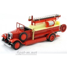 410-ЛОМ ЗИС-11 Автодоровец пожарный автомобиль с открытой кабиной 