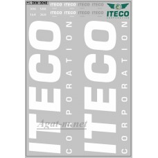 Набор декалей Транспортная компания ITECO, белый (100х140)