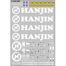 Набор декалей Контейнеры Hanjin (100х140)