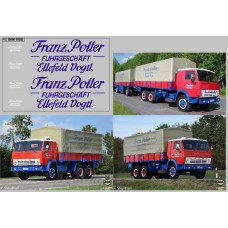 Набор декалей Транспортная компания Franz Poller (100х70)